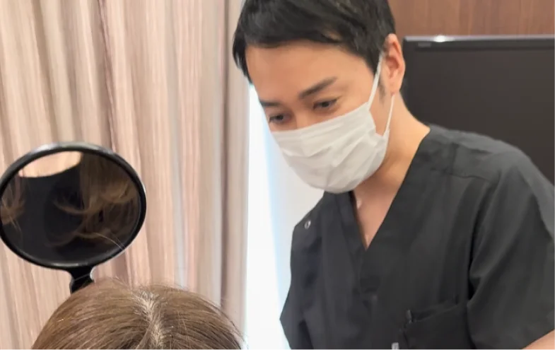 切らない眼瞼下垂施術