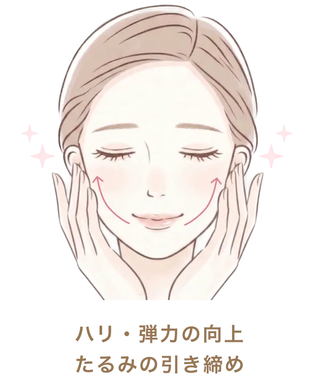 ハリ・弾力の向上たるみの引き締め