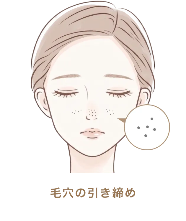毛穴の引き締め