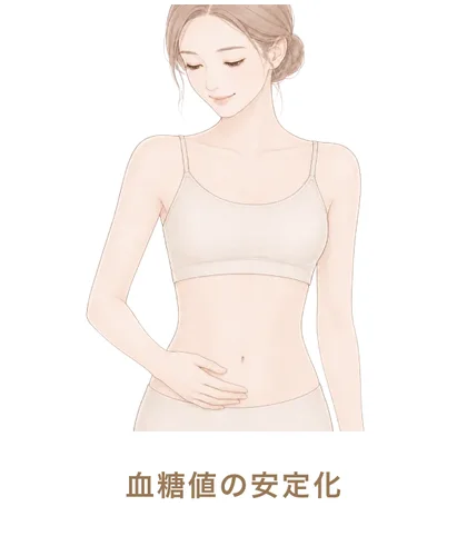 血糖値の安定化