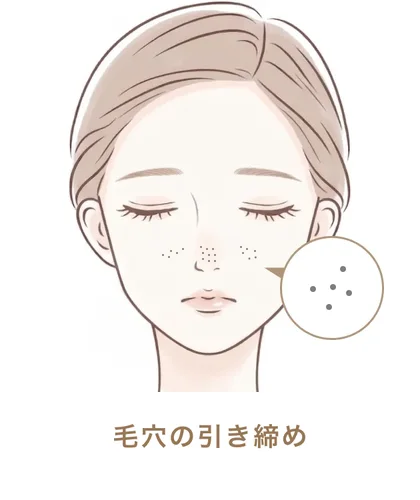 毛穴の引き締め